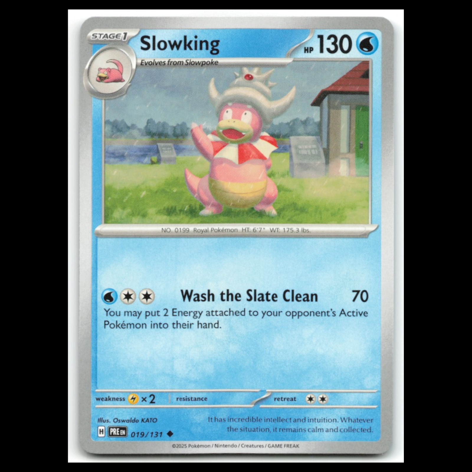 Slowking #19 2025 Scarlet - Violet Series - Prismatic Evolutions Uncommon Card