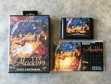 JEU SEGA MEGADRIVE ALADDIN  EN BOITE NOTICE TESTE