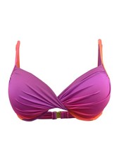 Bleu by Rod Beattie Women's Underwire Swim Top Swimsuit 6, Purple Crush 