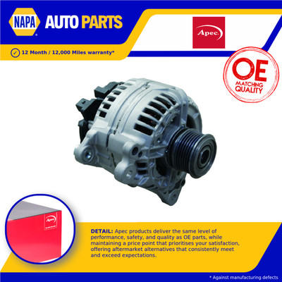 Alternator AAL1206 Apec 03G903016E 03G903016EX 03G903016G 03G903016GX 03H903023E