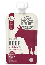 Baby Food Pouch - 3.5oz Grass Fed Beef with O...