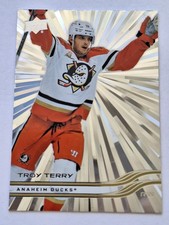 2025-26 Upper Deck Hockey #256 Troy Terry Silver Outburst Ducks Star!