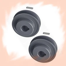 2PK FITS CRAFTSMAN BELT DRIVE TABLE SAW 2 1/2" PULLEY WITH KEYS 11327521  A