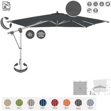 Doppler Expert 300 x 300 cm Pendelschirm Sonnenschirm 8 Farbvarianten Ampelschir