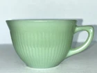 Vintage 1950s FIRE KING Jadeite Green JANE RAY Ribbed Replacement Coffee Tea Cup