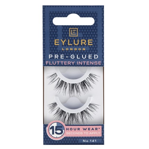 EYLURE Übertrieben 141 Wimpern – Voluminös & Dramatisch, Mit Kleber (27 G)
