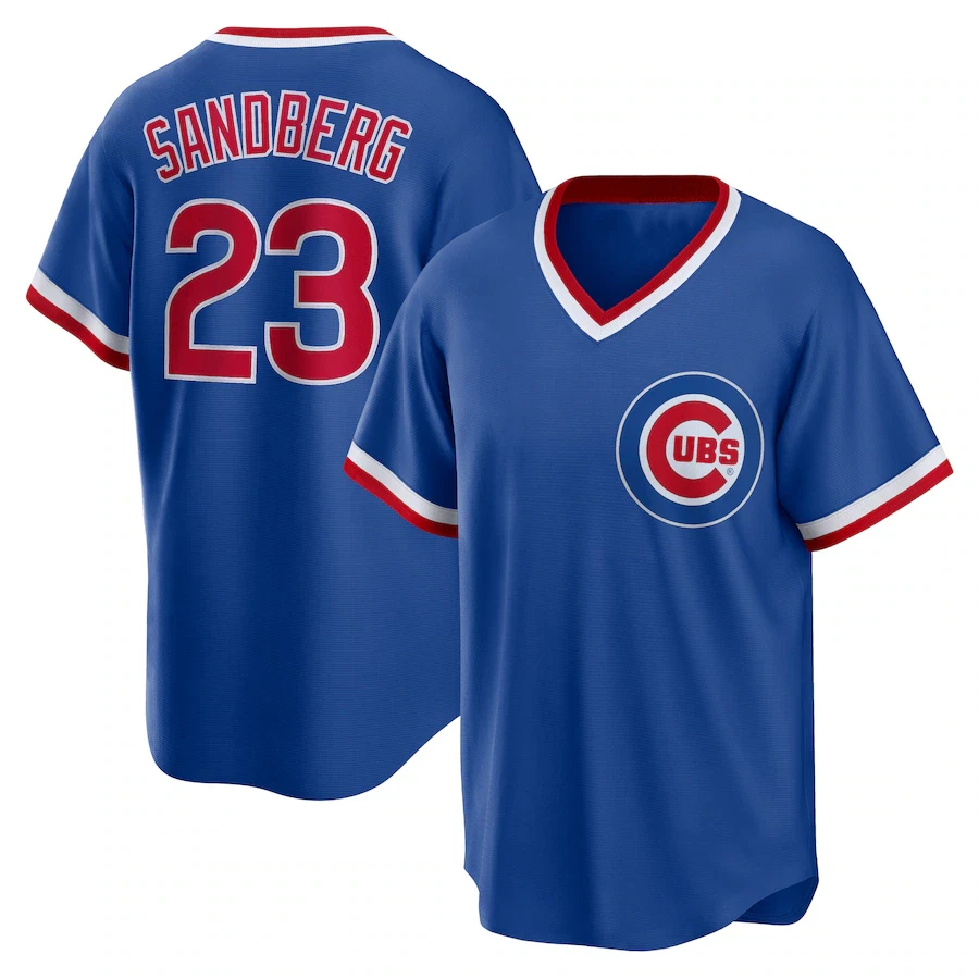 Ryne Sandberg 23 V-Neck Fan Jersey All Sizes BO1918