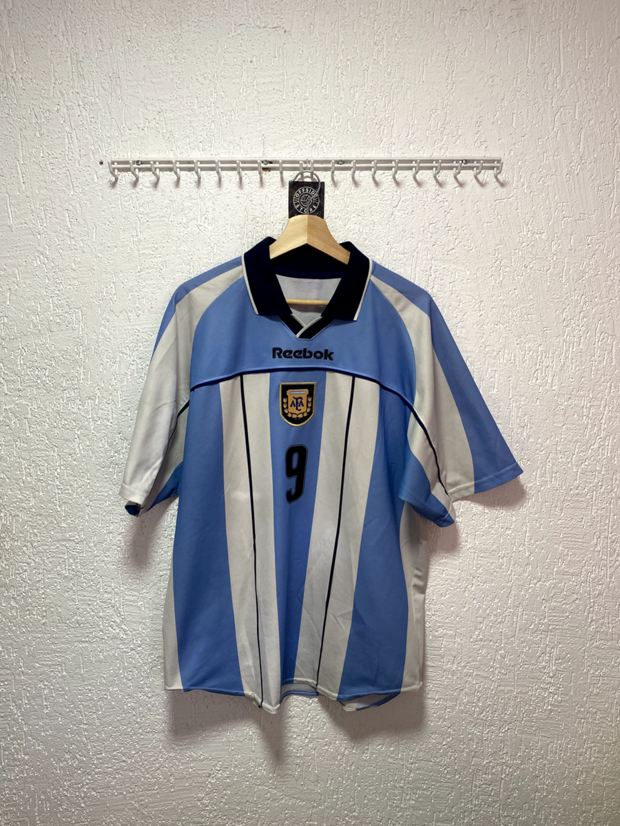 Argentina 2001 Reebok Home Soccer Jersey Men's Sz XL