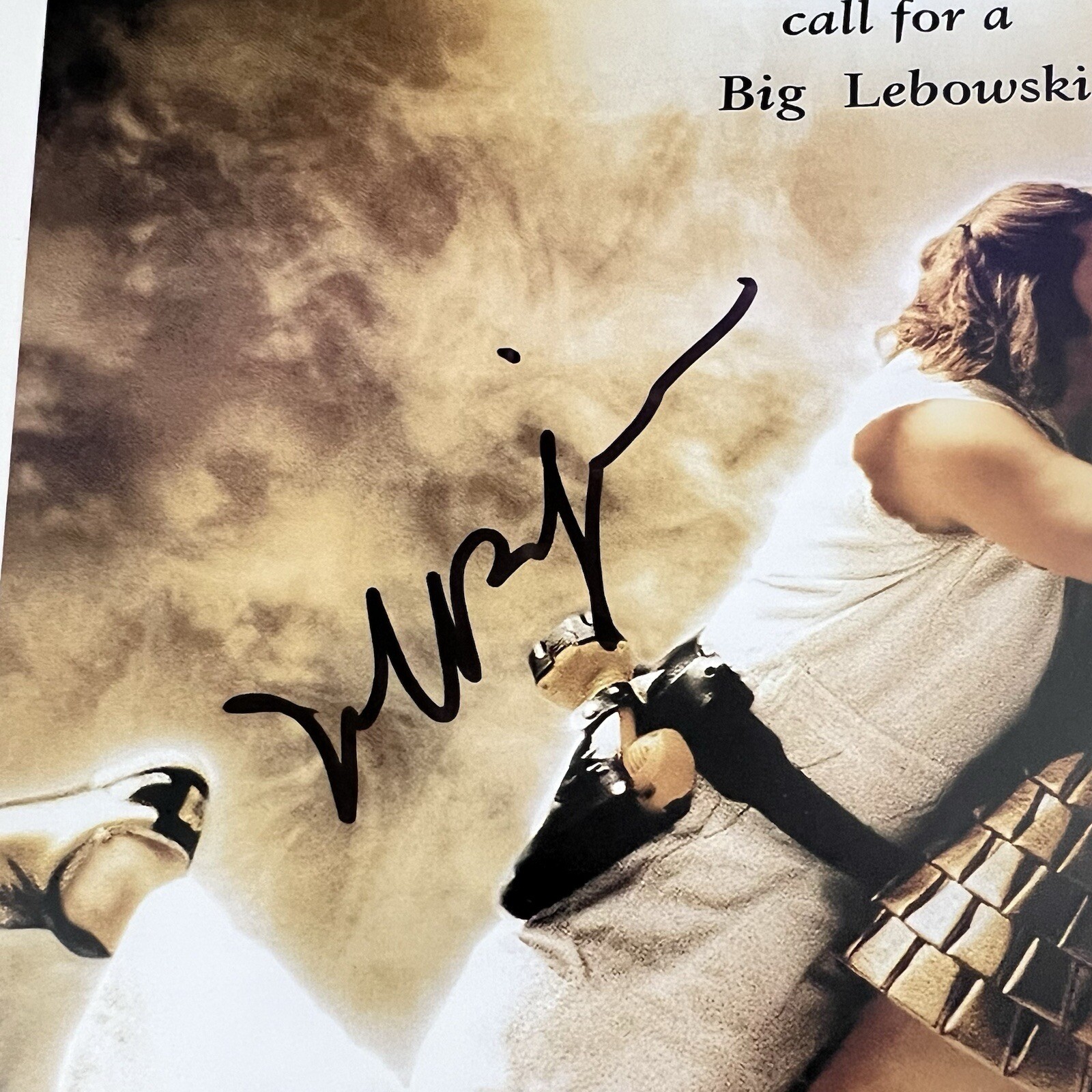 JEFF BRIDGES SIGNED THE BIG LEBOWSKI 12x18 PHORO AUTOGRAPHED + JSA COA
