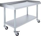 Nsf Stainless Steel Equipment Grill Stand 24x48 w/ Casters – Commercial Use