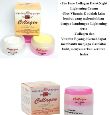 THE FACE Day + Night Cream Collagen Vitamin E Anti Aging Skin