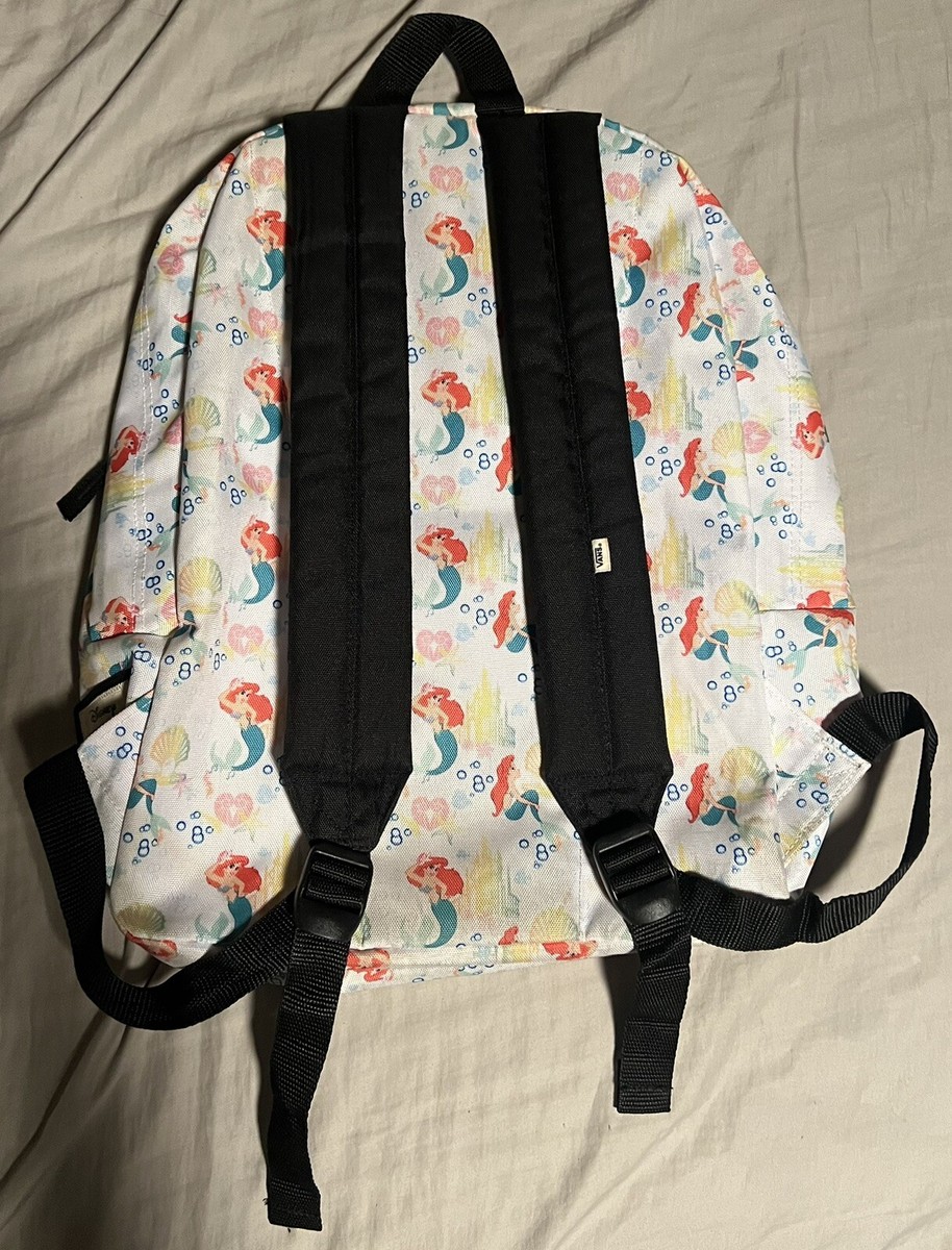 Vans Vintage Limited Edition Disney’s Little Mermaid Backpack Vans x Disney Ariel The Little Mermaid Backpack Book Bag  main image 2