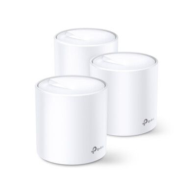 TP-Link AX1800 Mesh Wi-Fi 6 System 3er Pack Dual-Band 1775 Mbit/s 4 Antennen QoS