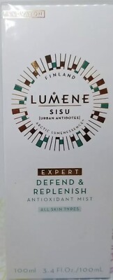 LUMENE SISU Expert Defend & Replenish Antioxidant MIST 3.4oz 100ml NIB