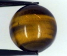 TIGER EYE 14 MM ROUND CUT CABOCHON ALL NATURAL