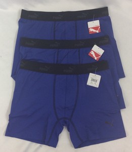 puma mens athletic boxer brief three pack blue black size puma boxer briefs size chart