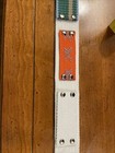 Woman’s Unique Cotton Belt With Multicolored Blocks And Leather Trim — photo 4