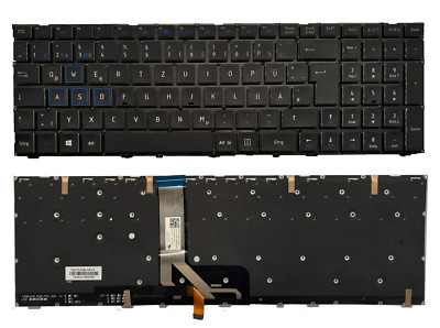 GERMAN QWERTZ KEYBOARD Medion Erazer GAMING NOTEBOOK DEPUTY P10 RGB LED BACKLIT
