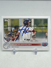 2022 Topps Pro Debut PD129 Tyler McDonough Boston  Red Sox Baseball Card Signed
