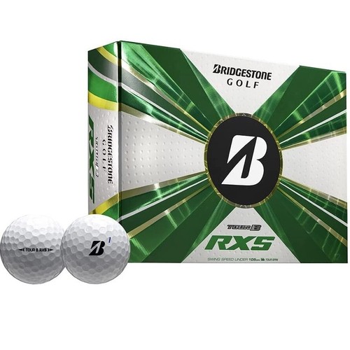 Bridgestone Tour B RXS Golf Balls - 1 Dozen Box, White - Authorized USA Dealer - 第 1/2 張圖片