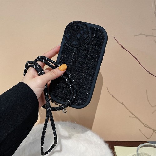 Cross Body Style Colorful Mobile Phone Lanyard Polyester Phone Case Rope - Photo 3 sur 13