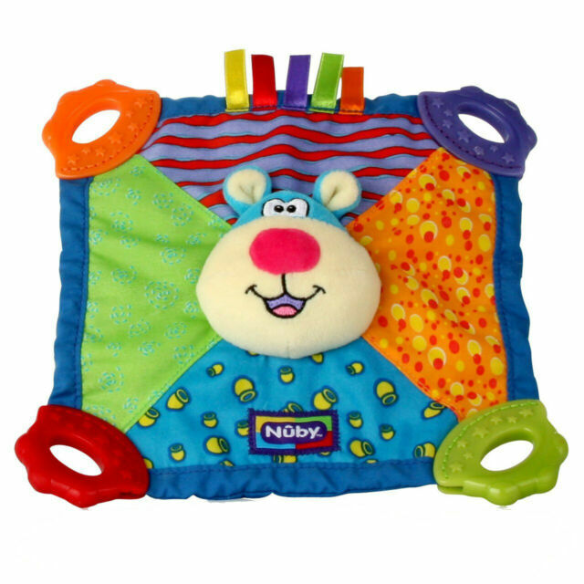 nuby teething blankie