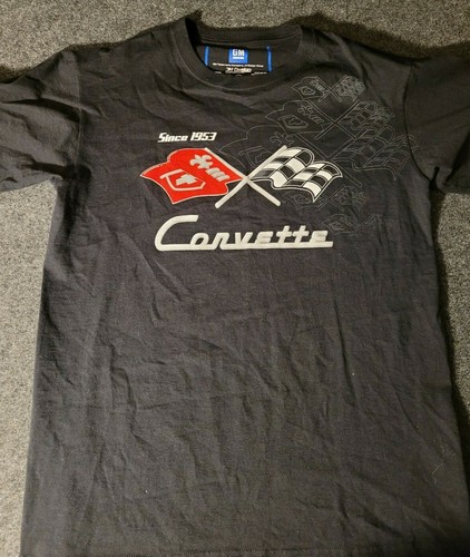 Mens Chevy Corvette T Shirt History GM 