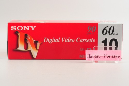 SONY 10DVM60R3 10 Packs Mini DV 60 Minutes Digital Video Tape Cassette Tape New - Picture 4 of 11