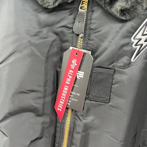 ALPHA INDUSTRIES X J Balvin Jacke Herren 2XL Schwarz Bomber Tactical Streetwear - Bild 6 von 13