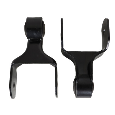 Set Of 2 Front Leaf Spring Shackle Hanger Brackets For 1980-1997 Ford F-250/F-350 4WD - Forward Position