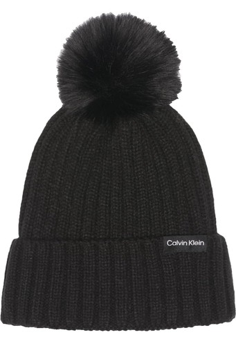 Calvin Klein Womens Light Blue Acrylic Beanie Warm Casual Comfort Winter Calvin Klein Womens Light Blue Acrylic Beanie Warm Casual  main image 2
