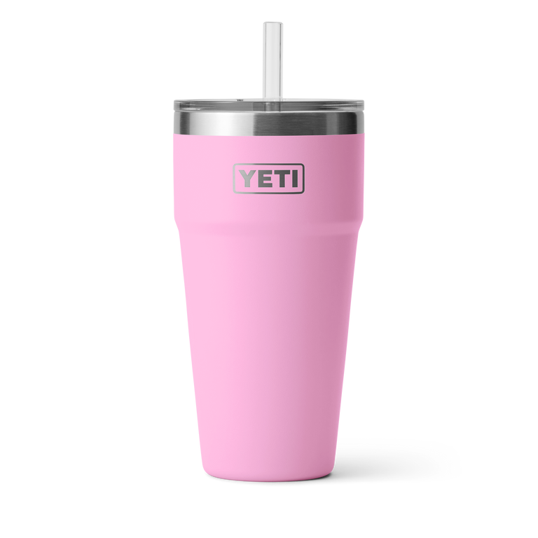 YETI RAMBLER® 26 OZ (769ML) STRAW STACKABLE CUP POWER PINK LIMITED
