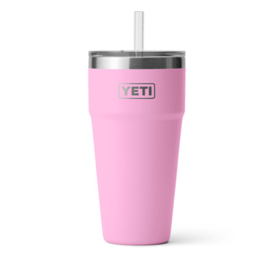 YETI RAMBLER® 26 OZ (769ML) STRAW STACKABLE CUP POWER PINK LIMITED