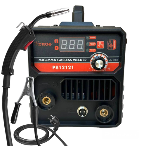 Saldatrice inverter 350A multifunzione MIG-MMA Filo continuo NO GAS + elettrodo - Foto 3 di 8