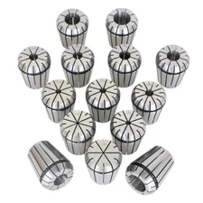 LABLT ER32 1/16"-3/4" Collet For CNC Milling Lathe Tool Engraving Machine 14Pcs