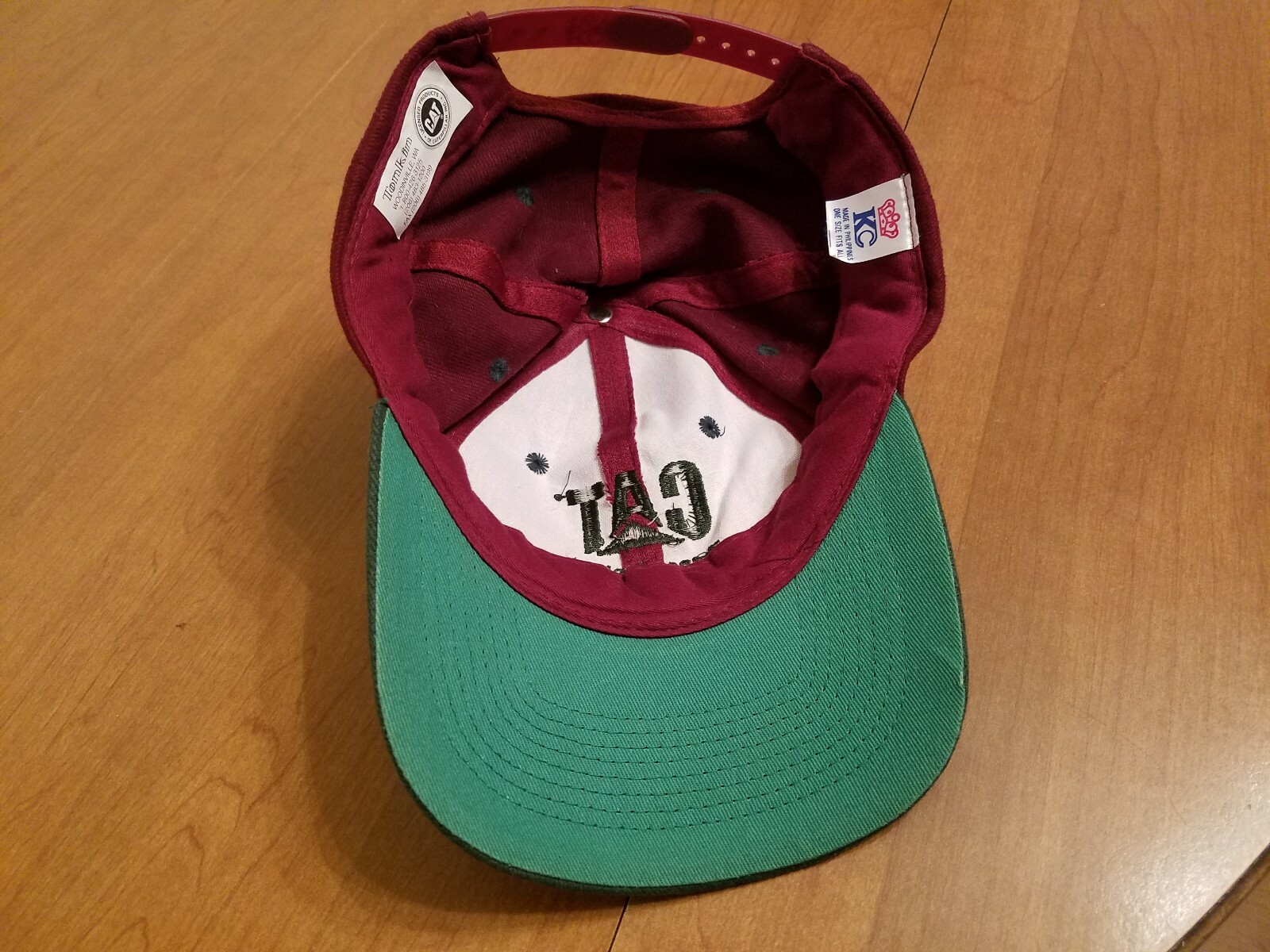 CAT Transmissions SNAPBACK HAT ADJUSTABLE Maroon … - image 6