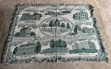 Tischdecke, Webtischdecke, gebraucht. 170x128 cm, m. Fransen