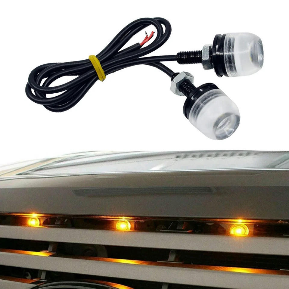 Motorcycle Parts SMD LED License Plate Light Bolt Screw Turn Signal Tail Lights — 第 4/4 张图片