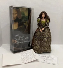 2010 Pink Label The Museum Collection Leonardo da Vinci Barbie  Time Photo Shoot