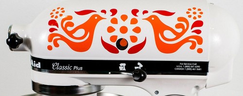 Pyrex Friendship Kitchenaid Mixer Mixing Machine Decal Art Set - Picture 3 of 3