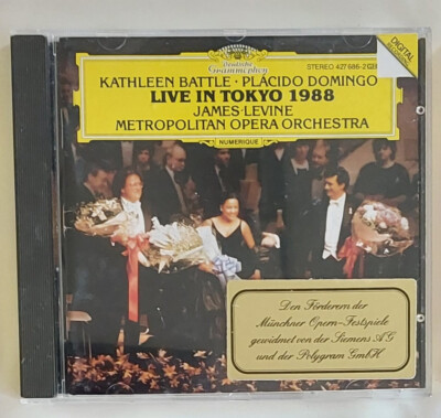 CD - Placido Domingo - Live in Tokyo 1988 - Metropolitan Opera Orchestra - 1989