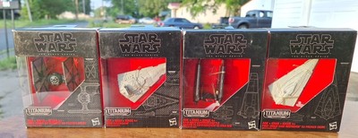 Star Wars Black Series Titanium Series First Order Star Destroyer Tie Kylo Ren 