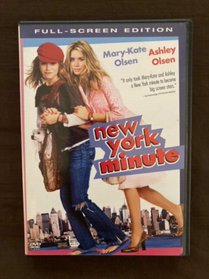 NEW YORK MINUTE 2004 DVD/BOOK OLSEN TWINS FULL SCREEN EDITION W