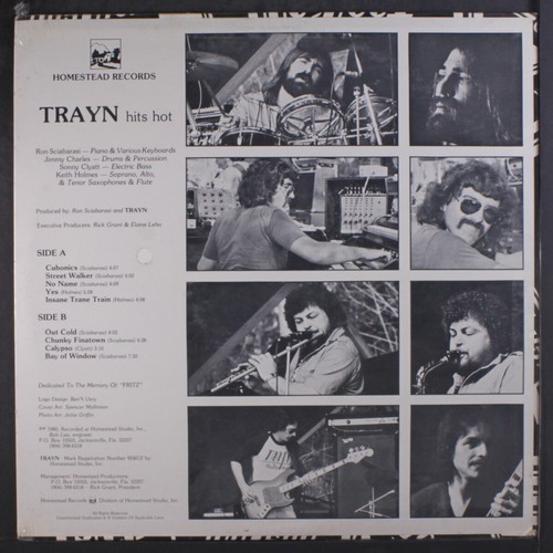 TRAYN: hits hot Homestead Records (9) 12" LP 33 RPM Sealed - Picture 2 of 2