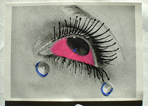 MAN RAY POSTKARTE COLORIERT VON FRAMOUS, 2025 - Bild 1 von 2