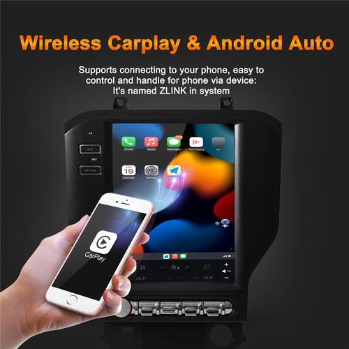 For Ford Mustang 2015-2020 Android Car Radio Tesla Screen 2din Stereo Receiver - Bild 4 von 6