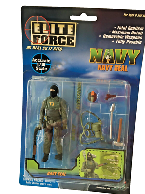 Vintage 2002 bbi Elite Force 1/18 - Navy SEAL Breacher (NIP) | eBay