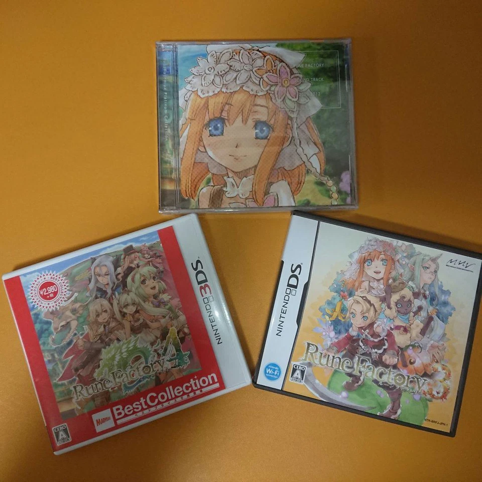 Rune Factory 4 Platinum Collection Nintendo 3DS Working Tested Japan import - Image 2 of 4