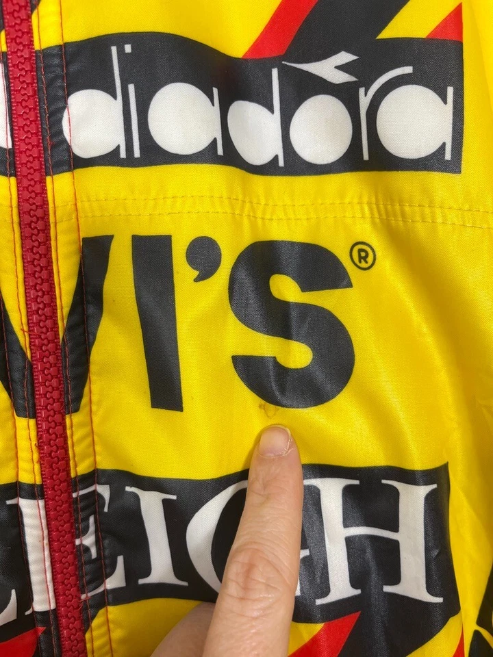 VTG Levi's Men's 70s 80s Raleigh SRC Selle Royal Diadora Cycling Jacket sz 46 - Image 3 of 4