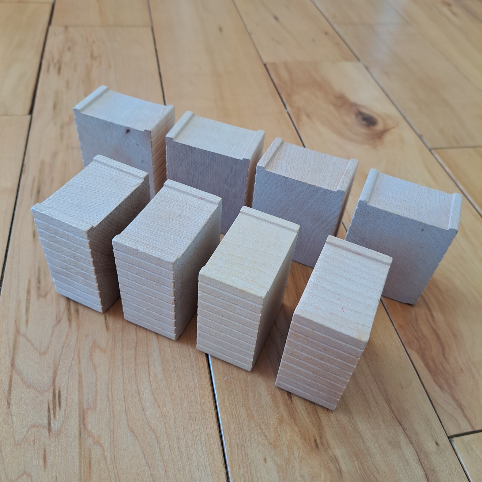 ASCENDING TRACK RISERS Set of 8! #2 Thomas Train Wooden Railway | eBay
